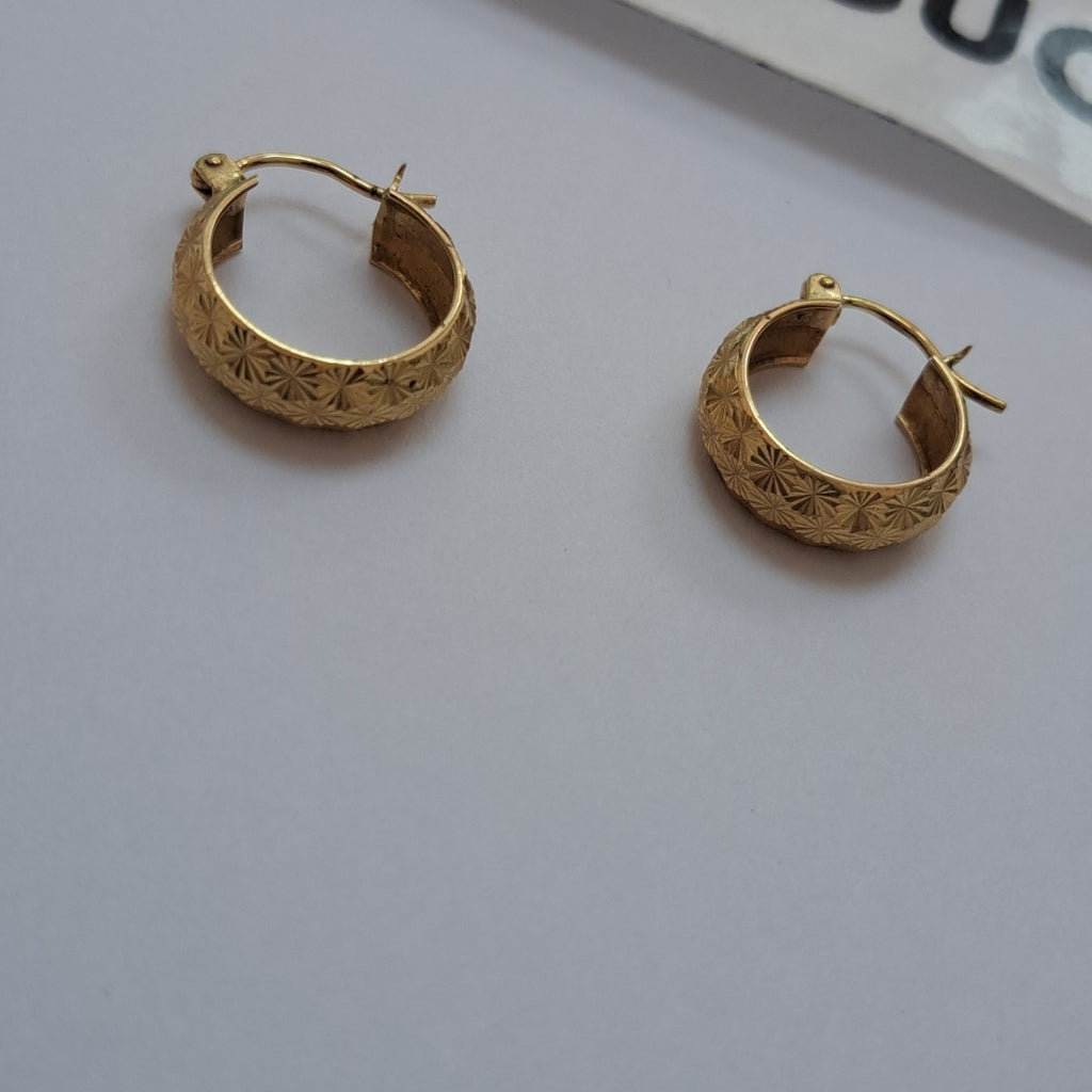 ARETES PAR ORO 8 K 1.8 GRMS (SEMINUEVO)