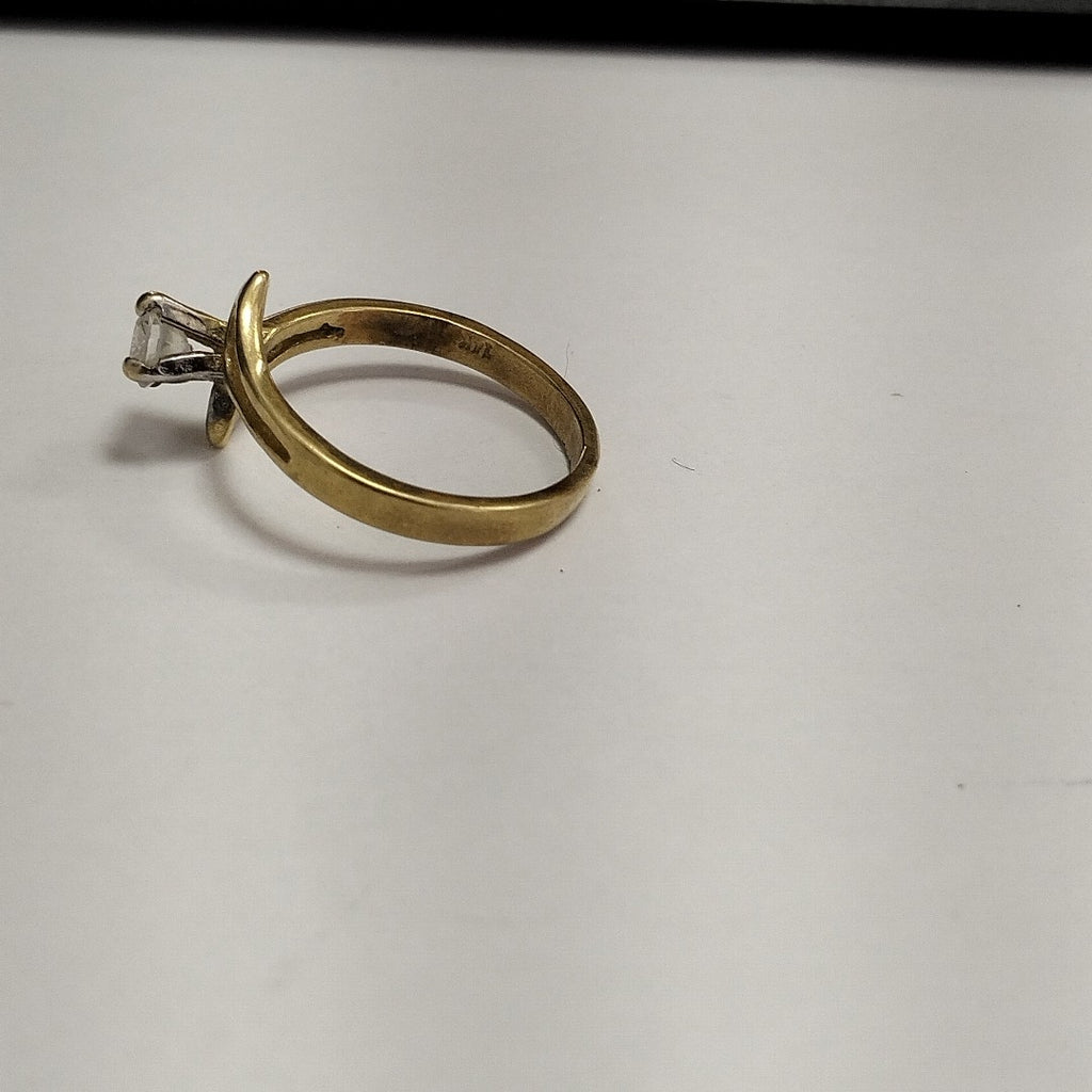 ANILLITO, SOLITARIO ORO 14 K 2.4 GRMS (SEMINUEVO)
