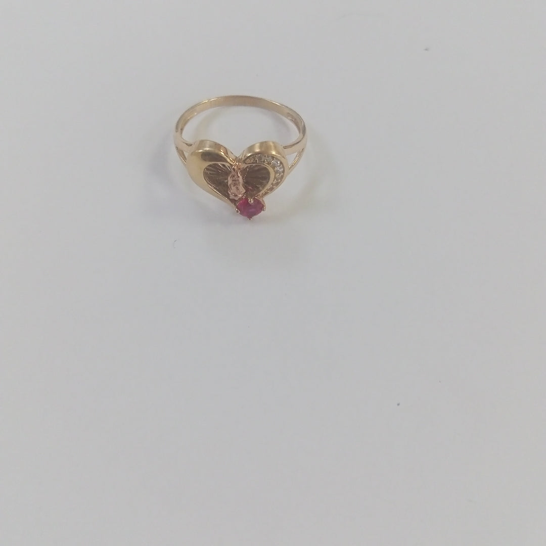 ANILLO ORO 14 K 2.4 GRMS (SEMINUEVO)