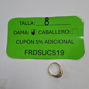 ANILLO ORO 14 K 3,70 GRMS (SEMINUEVO)