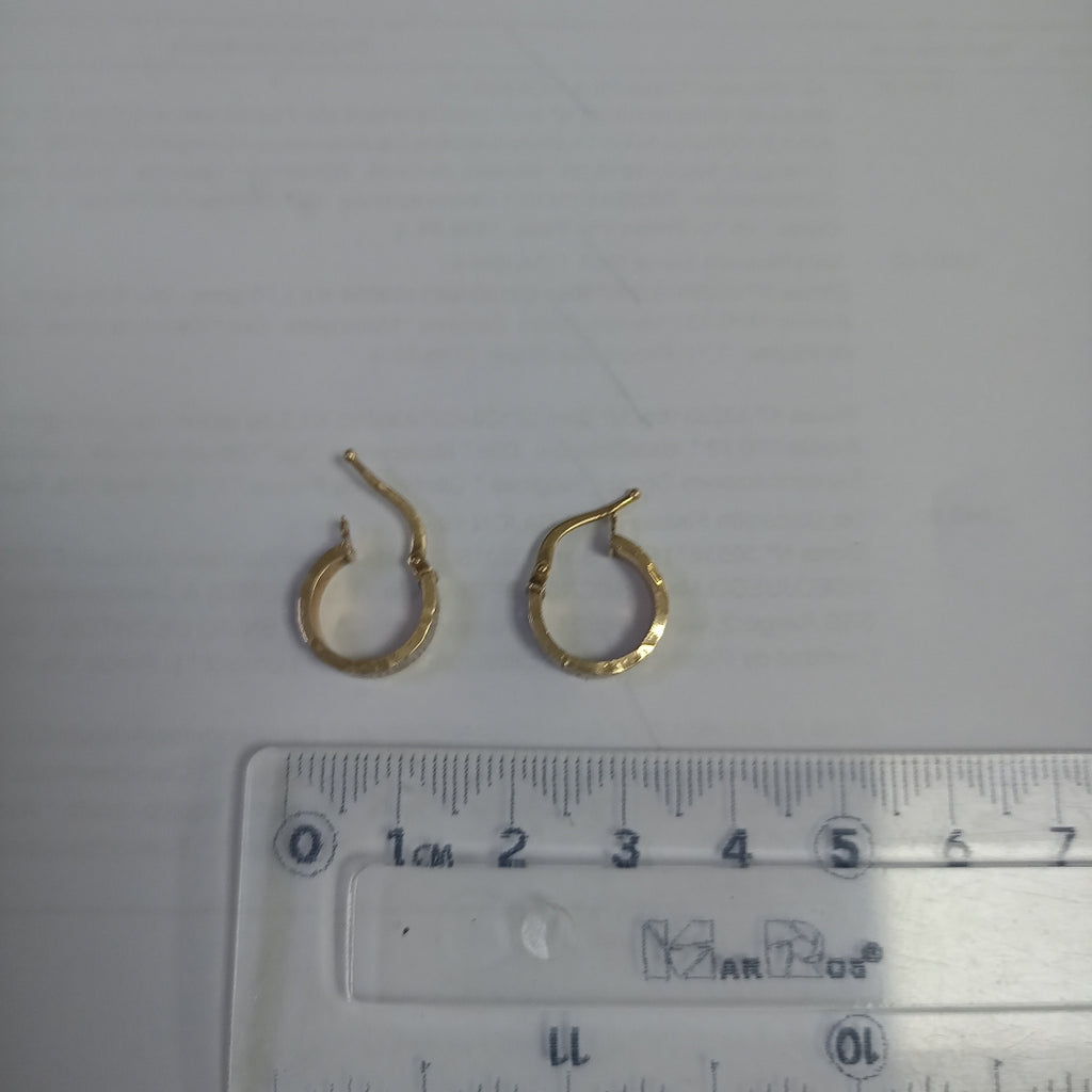 ARRACADAS PAR ORO 10 K 1.1 GRMS (SEMINUEVO)