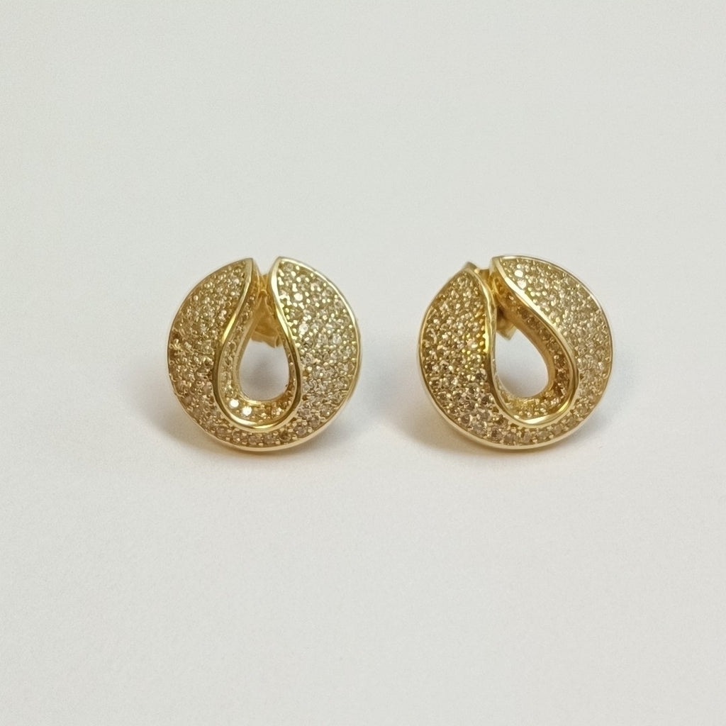 BROQUELES ORO 14K 3.7 (NUEVO)