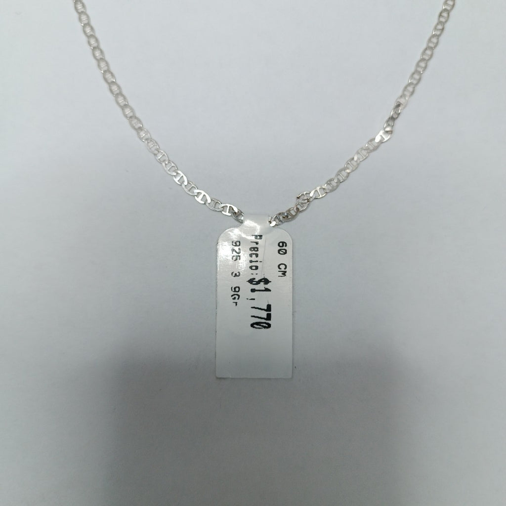 CADENA TEJIDO GUCHI PLATA .925 60 CM 3.9 GR (NUEVO)