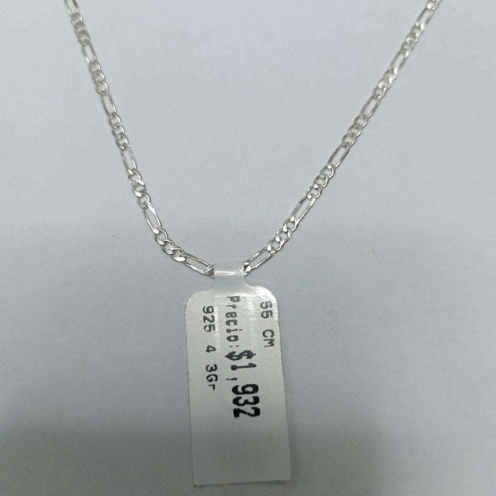 CADENA TEJIDO 3X1 PLATA .925 55 CM 4.3 GR (NUEVO)