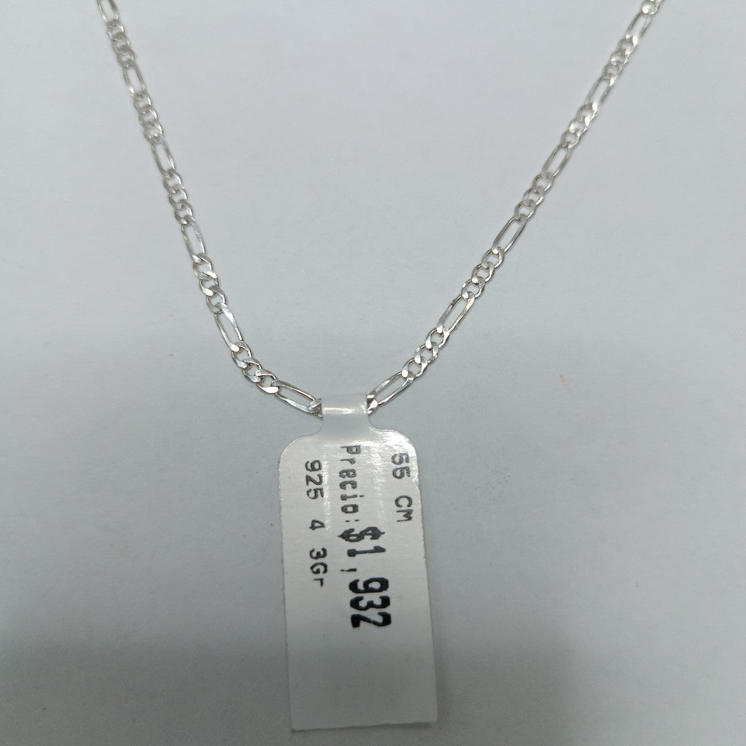 CADENA TEJIDO 3X1 PLATA .925 55 CM 4.3 GR (NUEVO)