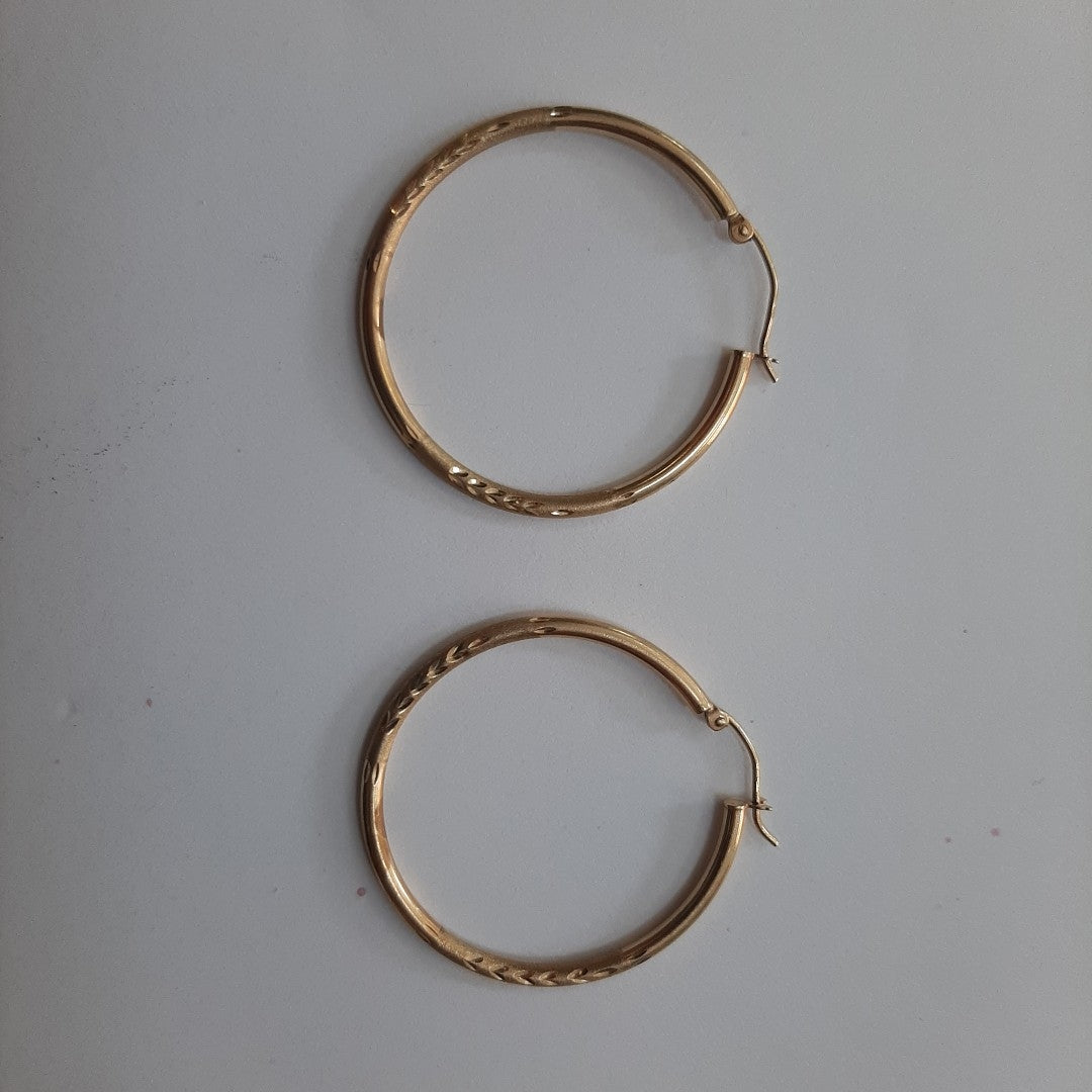 ARRACADAS PAR ORO 14 K 2.1 GRMS (SEMINUEVO)