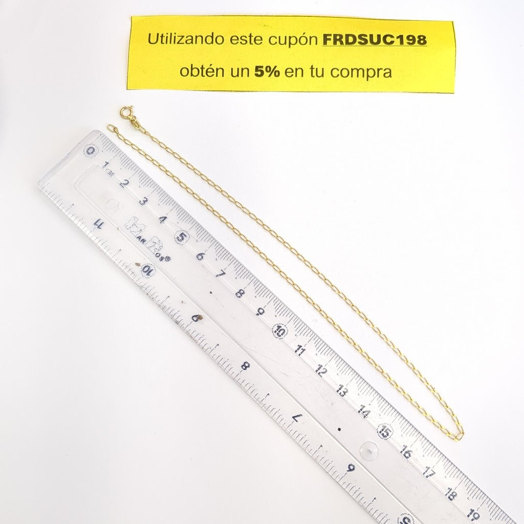 CADENA ORO 10 K 1,30 GRMS (SEMINUEVO)
