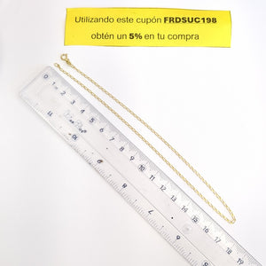 CADENA ORO 10 K 1,30 GRMS (SEMINUEVO)