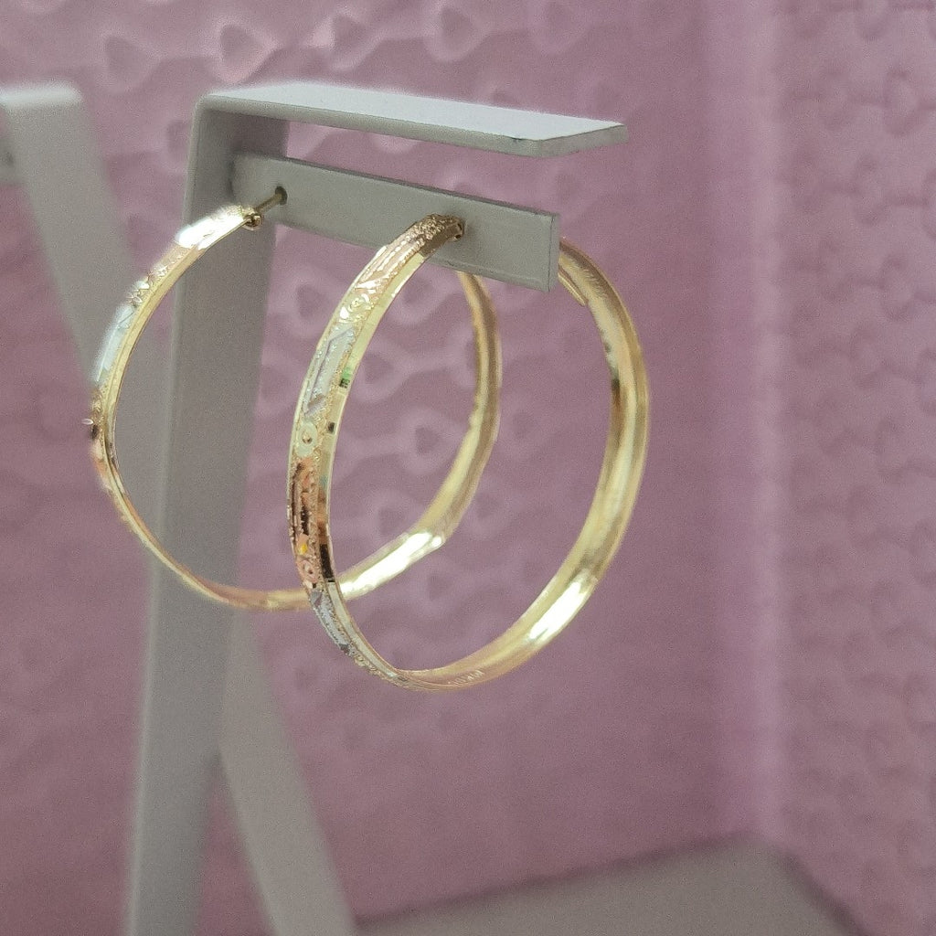 ARRACADAS PAR ORO 14 K 5.5 GRMS (SEMINUEVO)