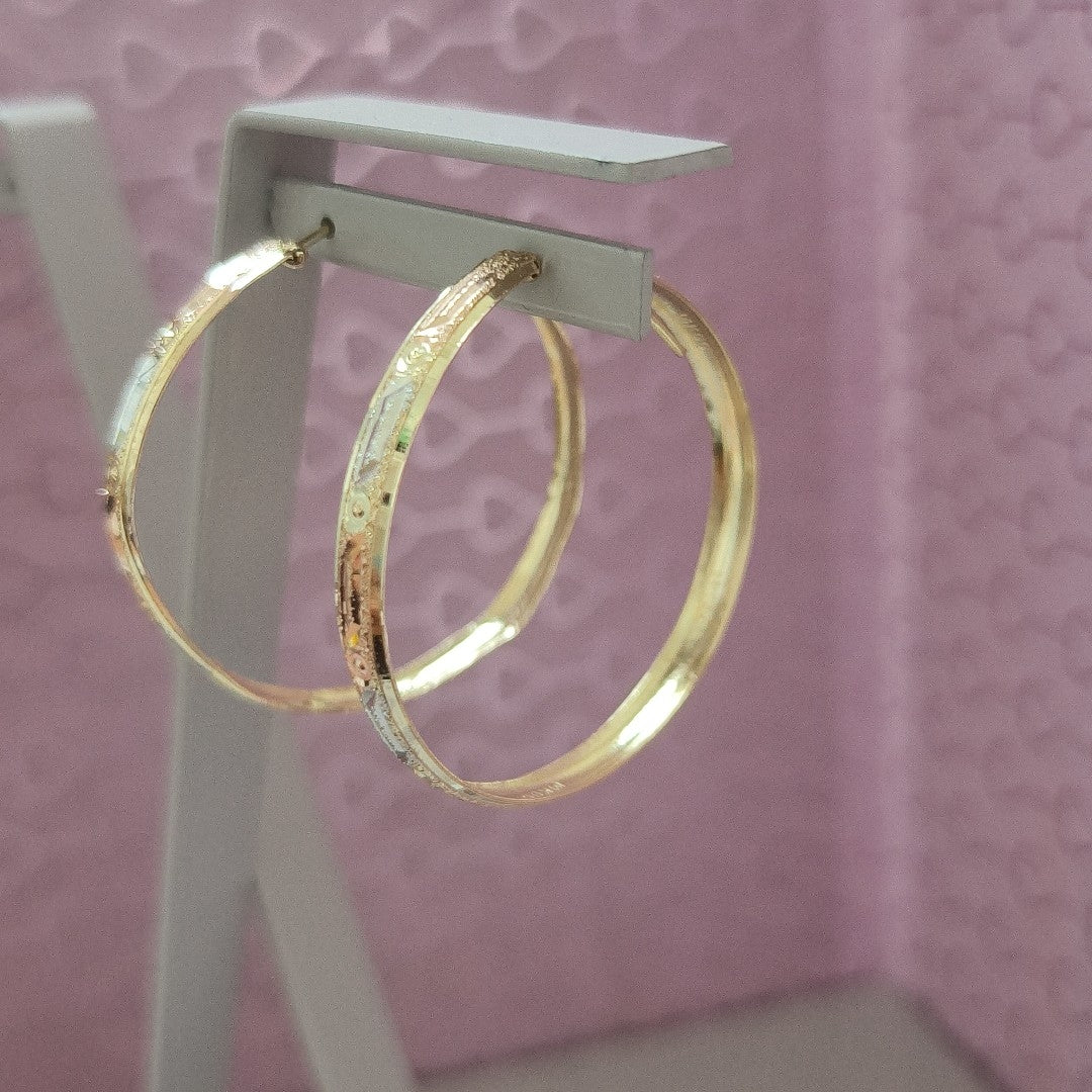 ARRACADAS PAR ORO 14 K 5.5 GRMS (SEMINUEVO)
