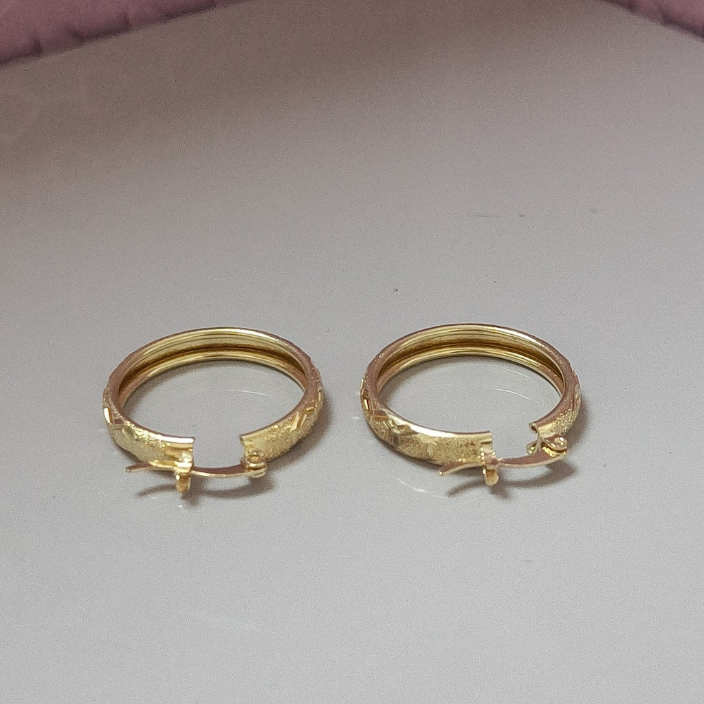 ARRACADAS PAR ORO 14 K 4.5 GRMS (SEMINUEVO)
