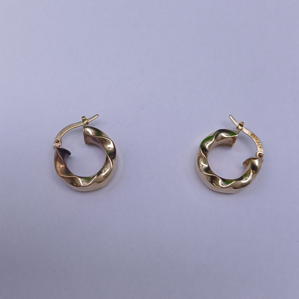 ARRACADAS PAR ORO 14 K 2.7 GRMS (SEMINUEVO)