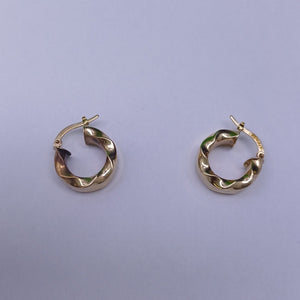 ARRACADAS PAR ORO 14 K 2.7 GRMS (SEMINUEVO)