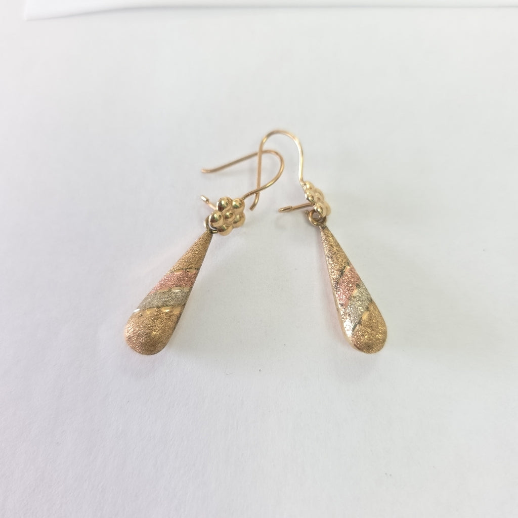 ARETES PAR ORO 10 K 2,20 GRMS (SEMINUEVO)