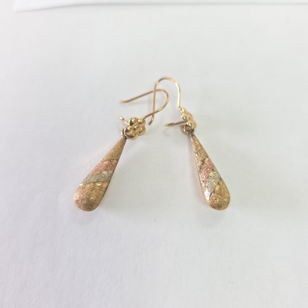 ARETES PAR ORO 10 K 2,20 GRMS (SEMINUEVO)