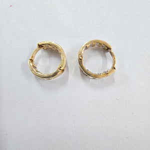 ARRACADAS PAR ORO 14 K 0.9 GRMS (SEMINUEVO)