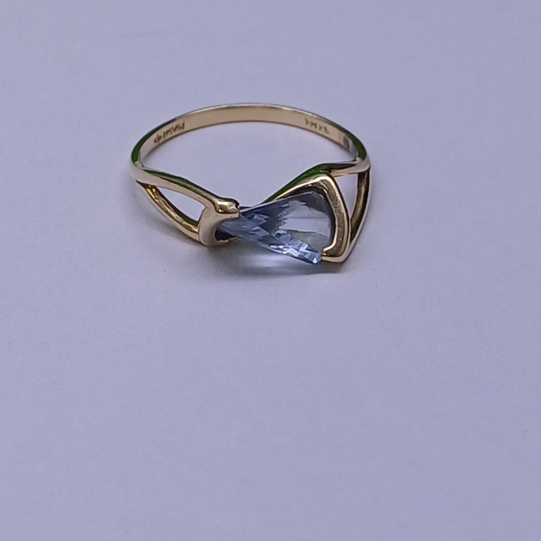 ANILLO ORO 14 K 2.2 GRMS (SEMINUEVO)