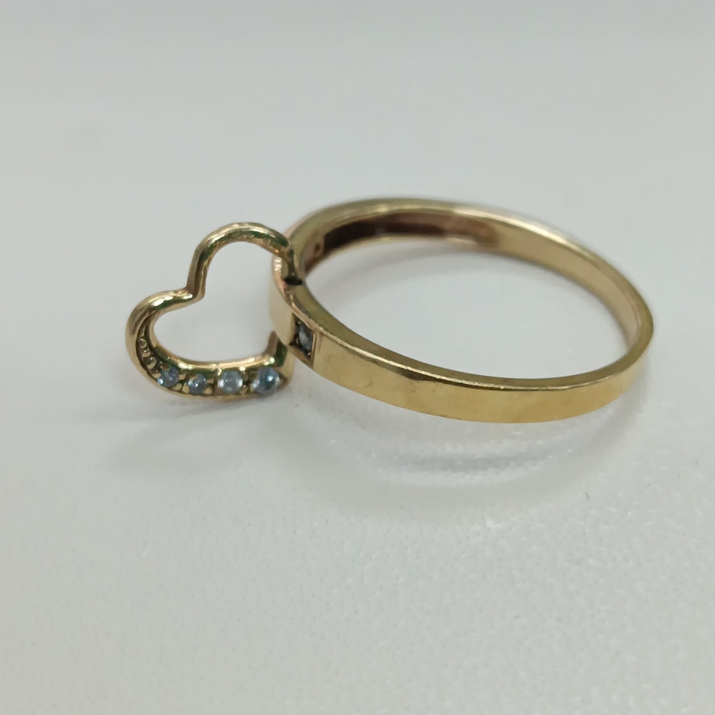 ANILLO ORO 10 K 1.9 GRMS (SEMINUEVO)