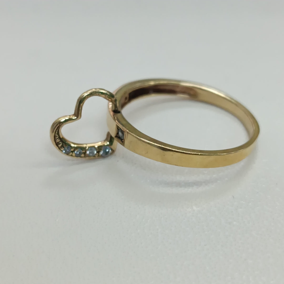 ANILLO ORO 10 K 1.9 GRMS (SEMINUEVO)