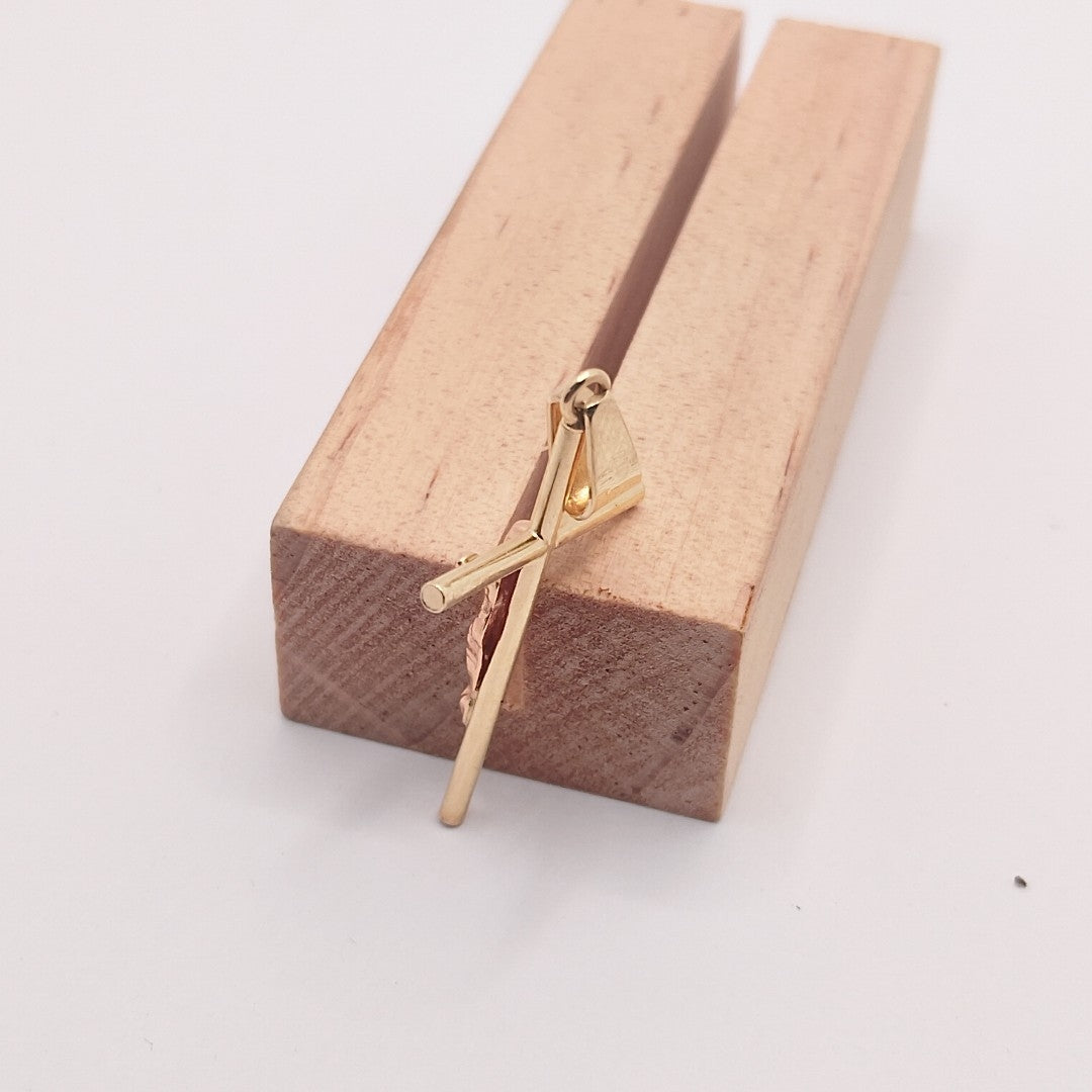 CRUCIFIJO ORO 14 K 1 GRMS (SEMINUEVO)
