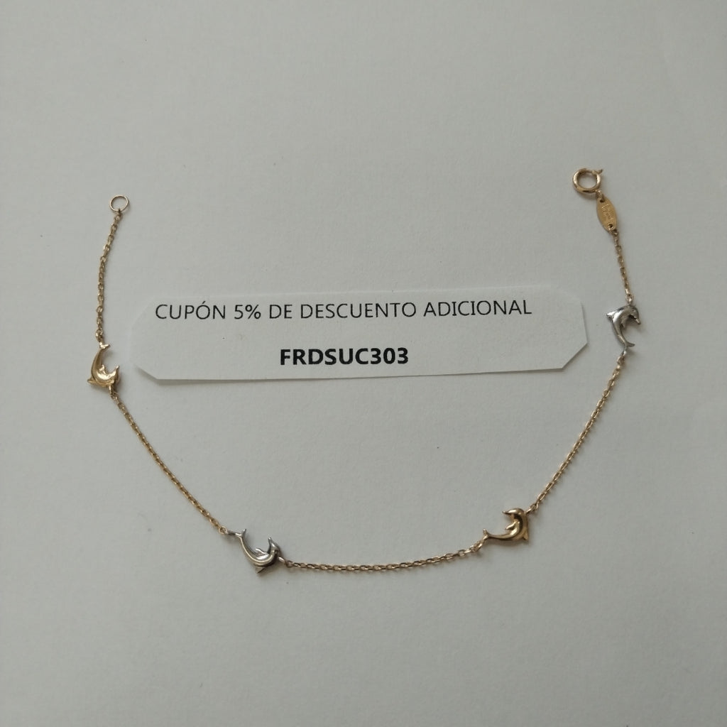 PULSERAS DAMA ORO 14K 1.5 (NUEVO)