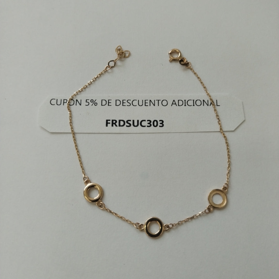 PULSERAS DAMA ORO 14K 1.2 (NUEVO)