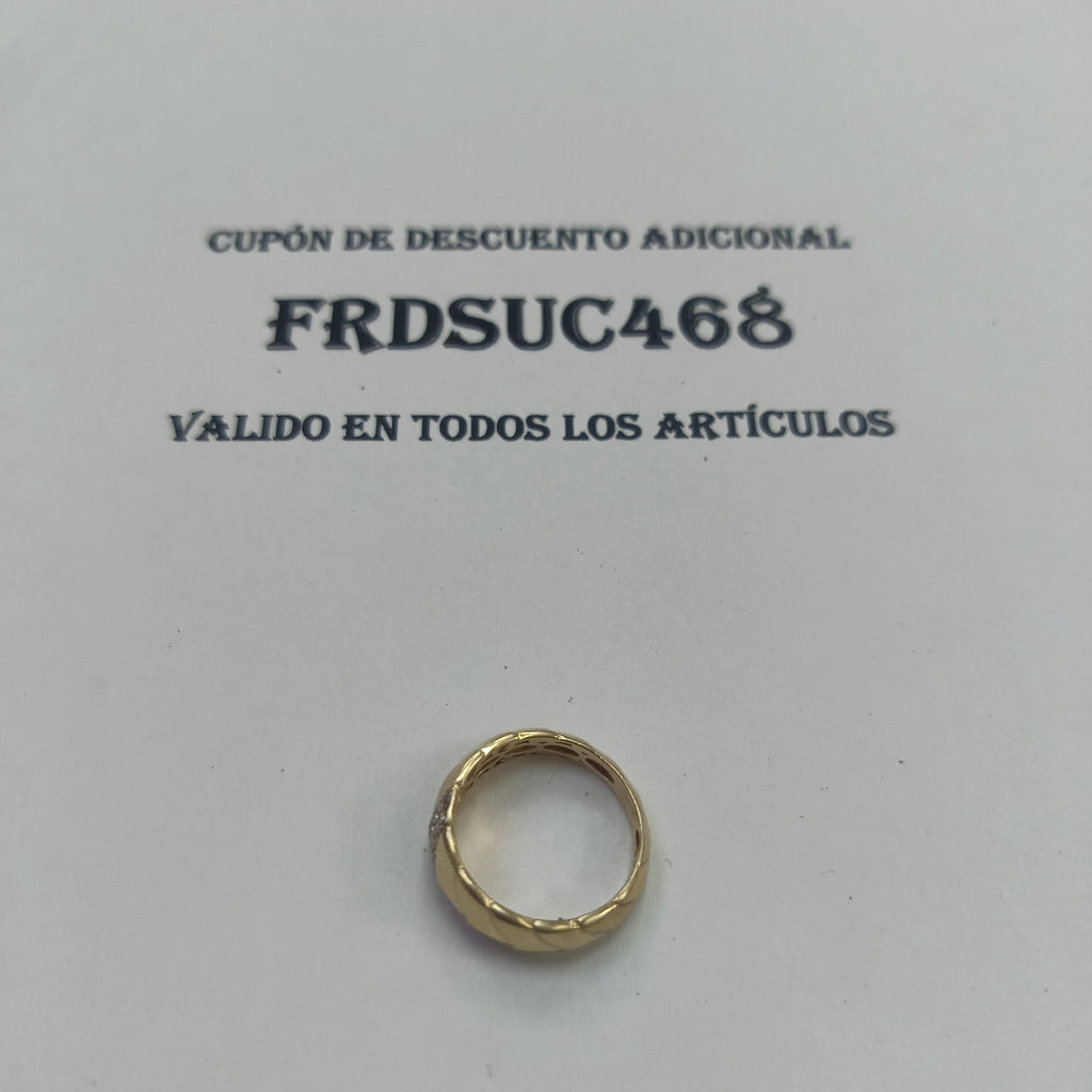 ARGOLLA ORO 14 K 3.3 GRMS (SEMINUEVO)