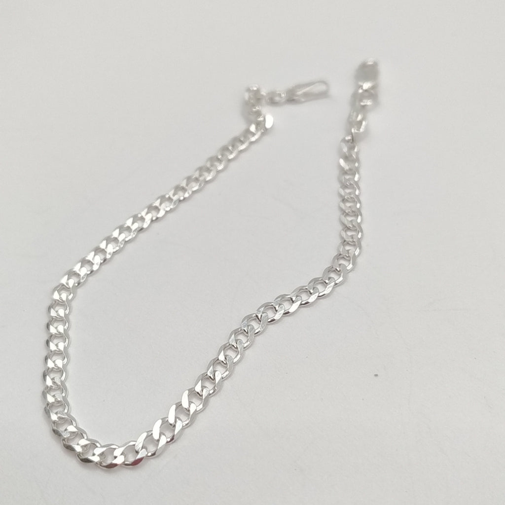 PULSERA BARBADA PLATA .925 18 CM 2.93 GR (NUEVO)