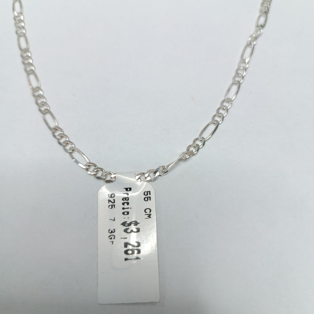 CADENA TEJIDO 3X1 PLATA .925 55 CM 7.3 GR (NUEVO)