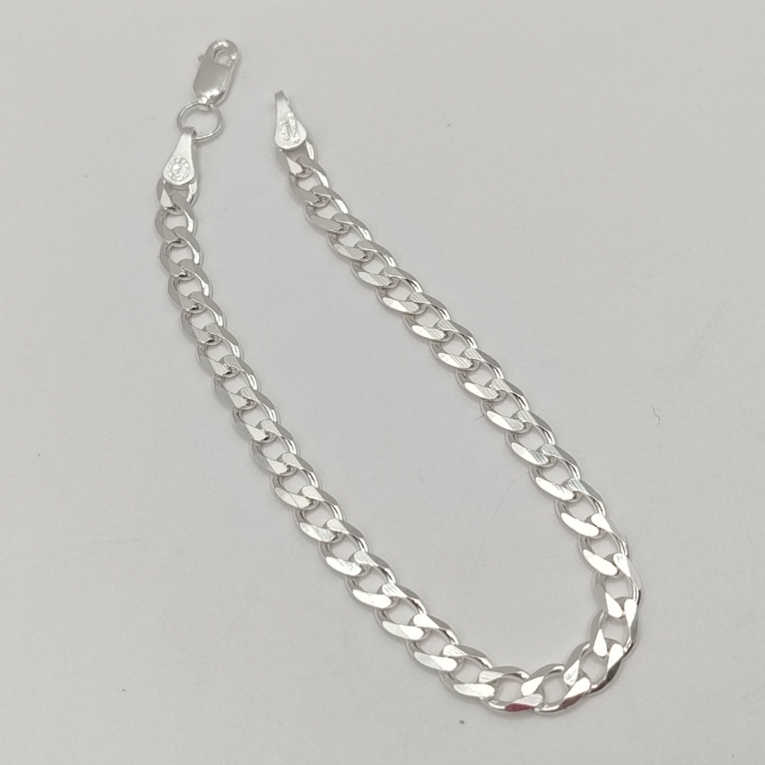 PULSERA BARBADA PLATA .925 18 CM 5.53 GR (NUEVO)