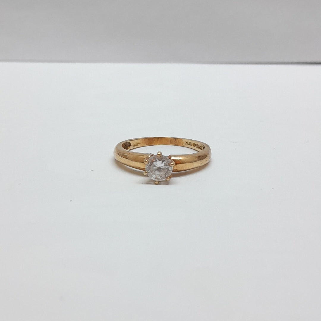 SOLITARIO ORO 14 K 2,50 GRMS (SEMINUEVO)