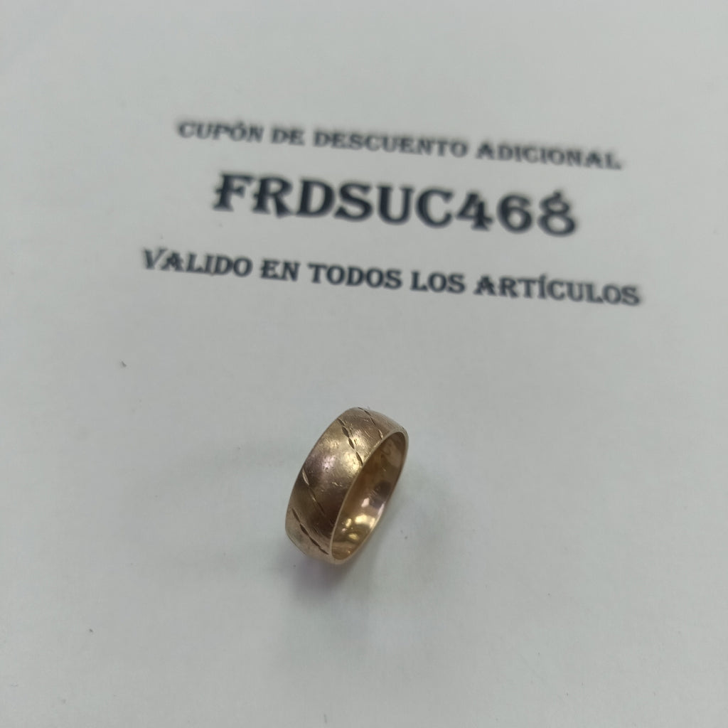 ARGOLLA ORO 10 K 4.3 GRMS (SEMINUEVO)