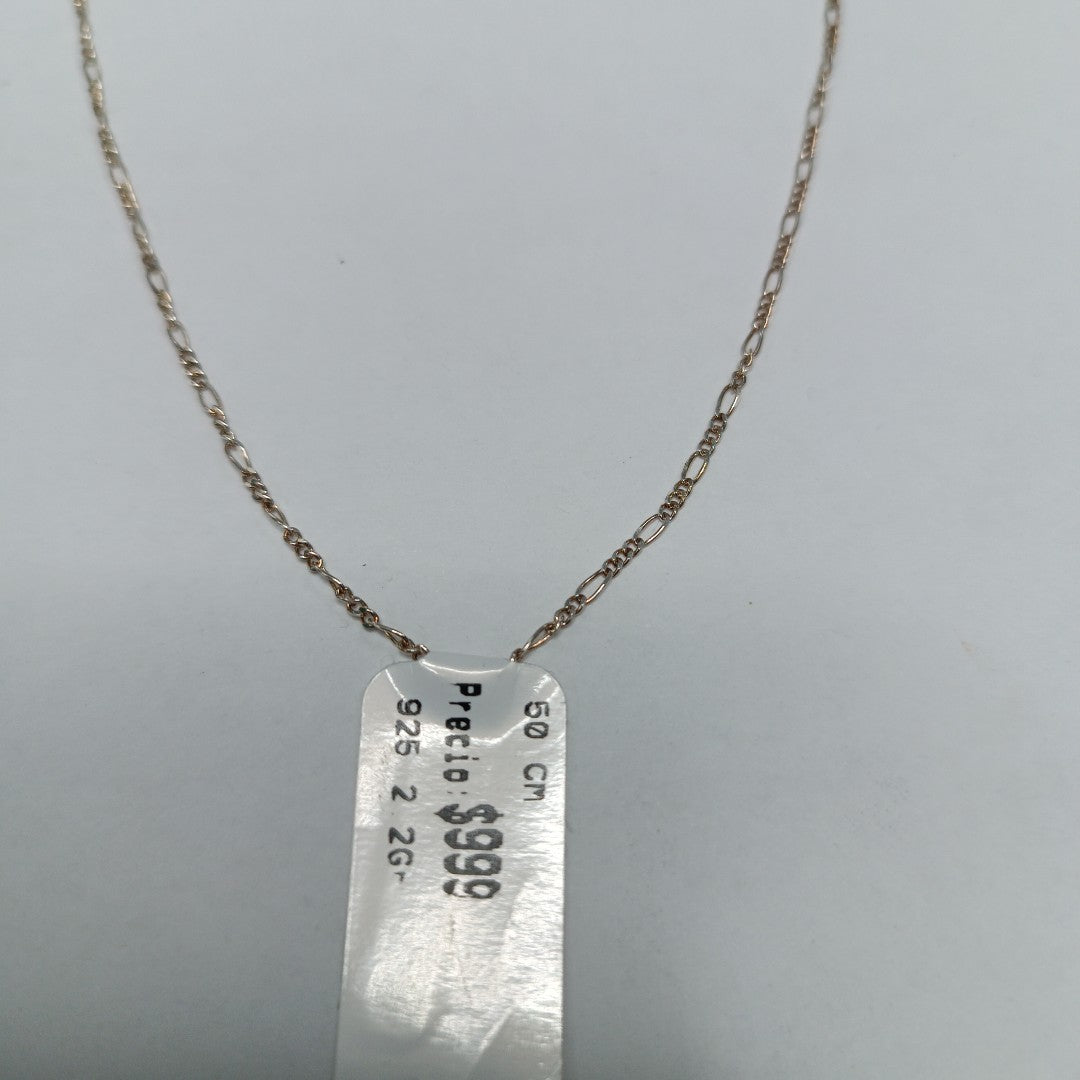 CADENA TEJIDO 3X1 PLATA .925 50 CM 2.2 GR (NUEVO)