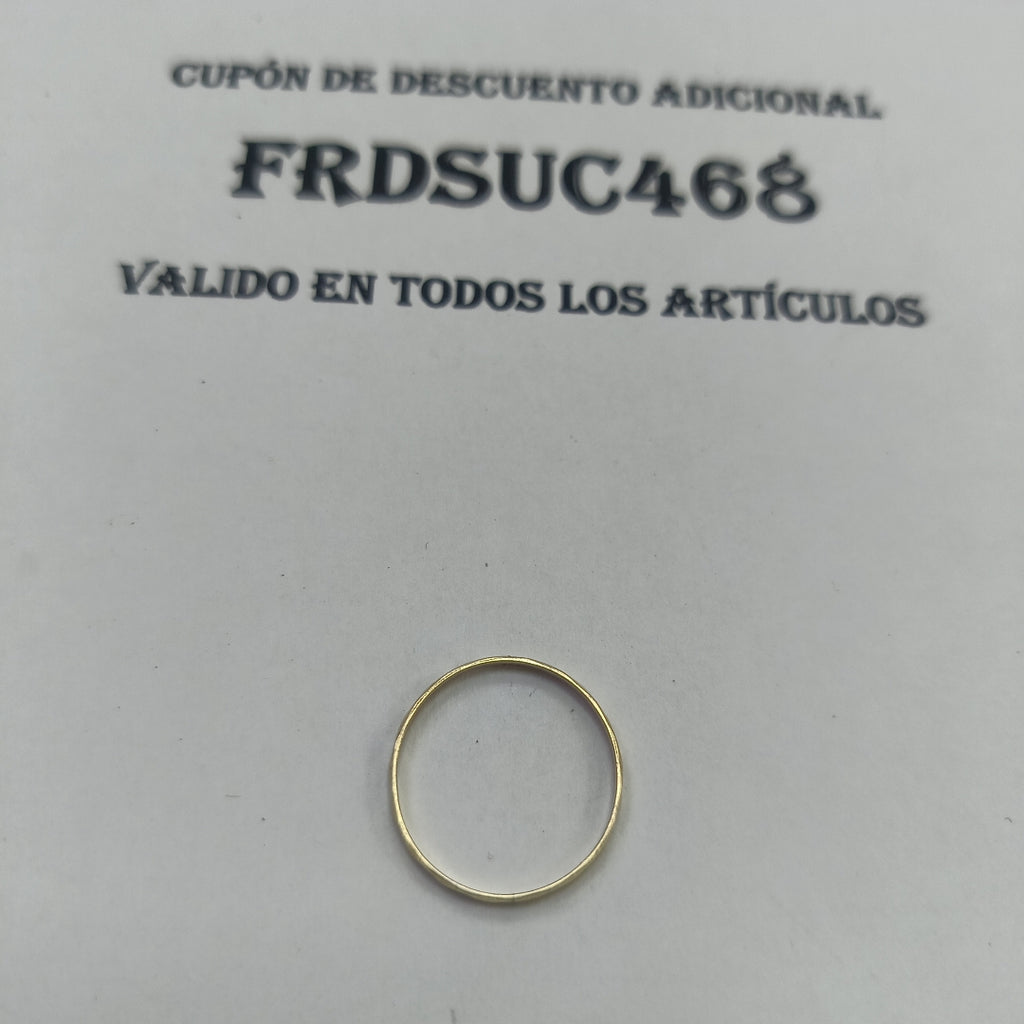ARGOLLA ORO 14 K 0.8 GRMS (SEMINUEVO)