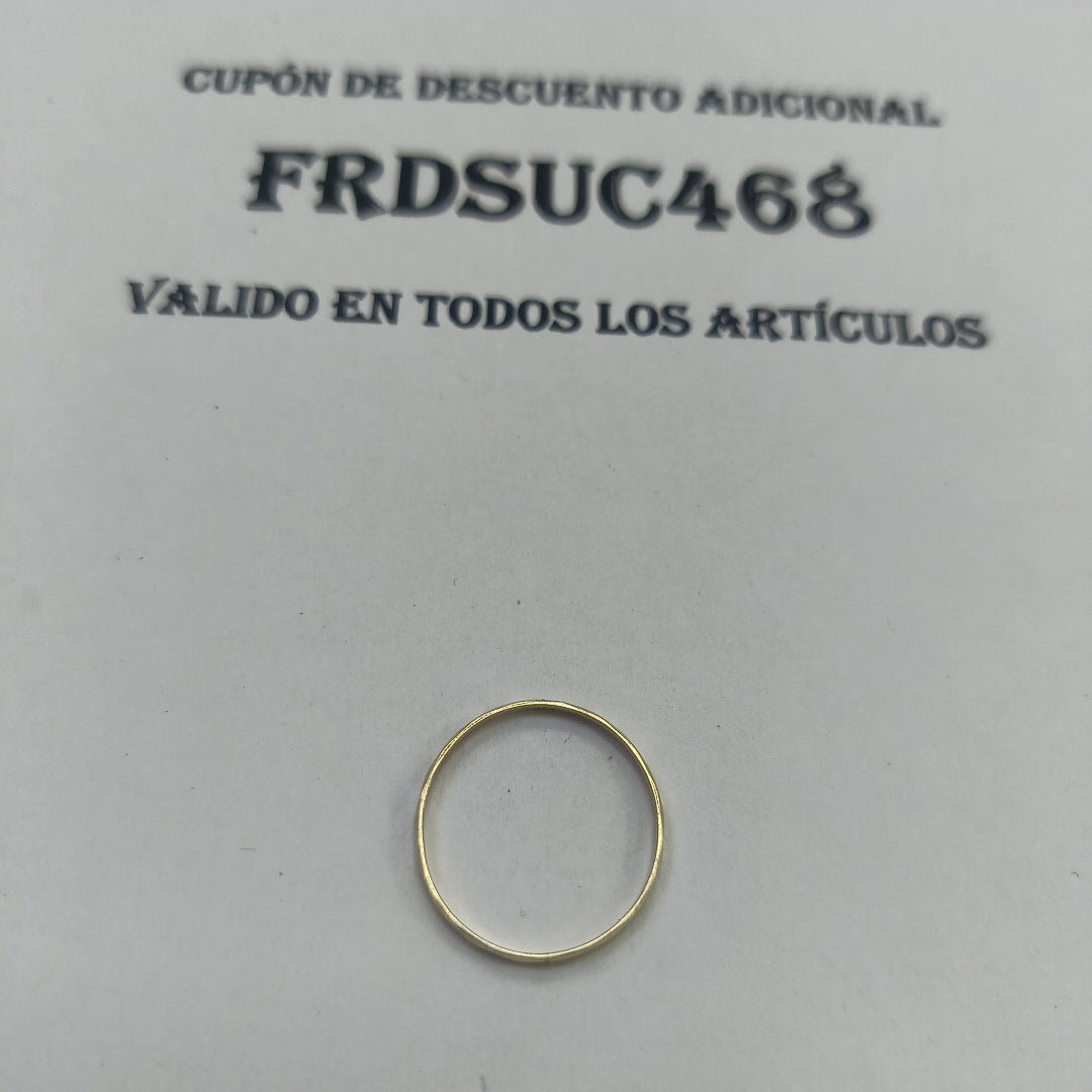 ARGOLLA ORO 14 K 0.8 GRMS (SEMINUEVO)