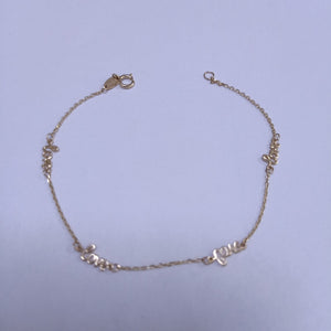 PULSERAS DAMA ORO 14K 1.1 (NUEVO)