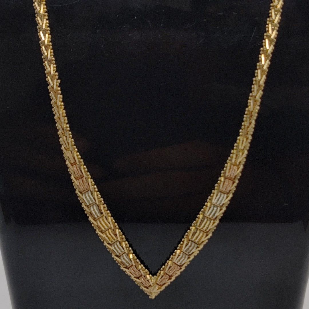 GARGANTILLA ORO,ORO COMBINADO 10 K 15,60 GRMS (SEMINUEVO)
