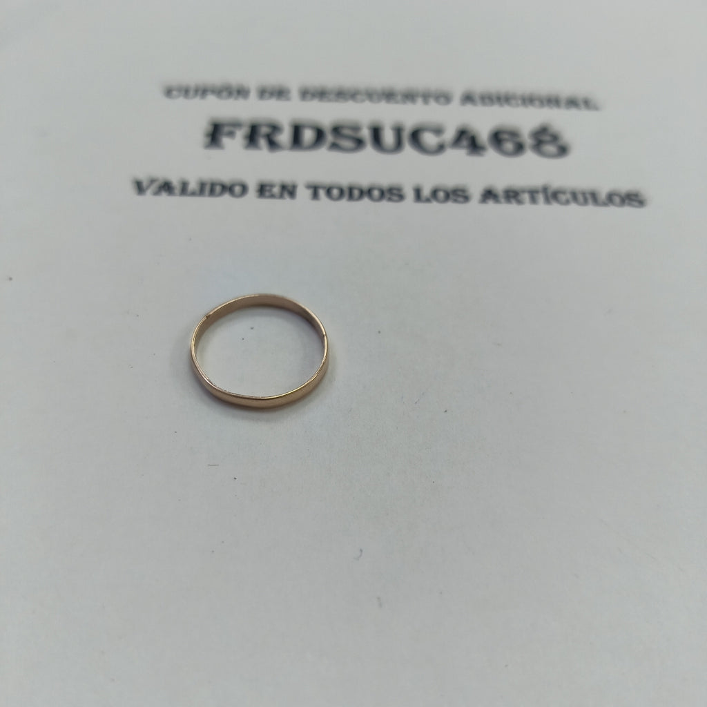 ARGOLLA ORO 14 K 1 GRMS (SEMINUEVO)