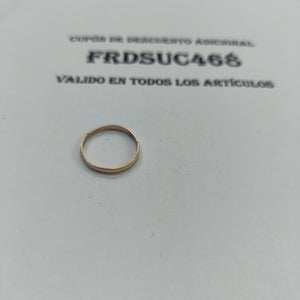 ARGOLLA ORO 14 K 1 GRMS (SEMINUEVO)