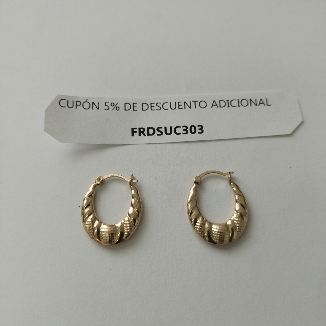 ARRACADAS ORO 10K 0.8 (NUEVO)