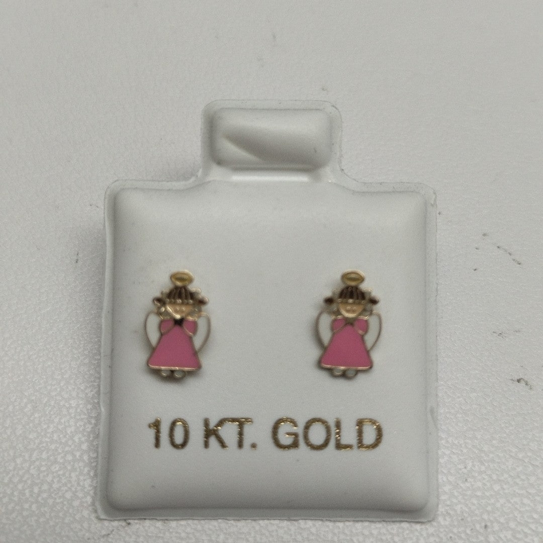 BROQUELES ORO 10K 1 (NUEVO)