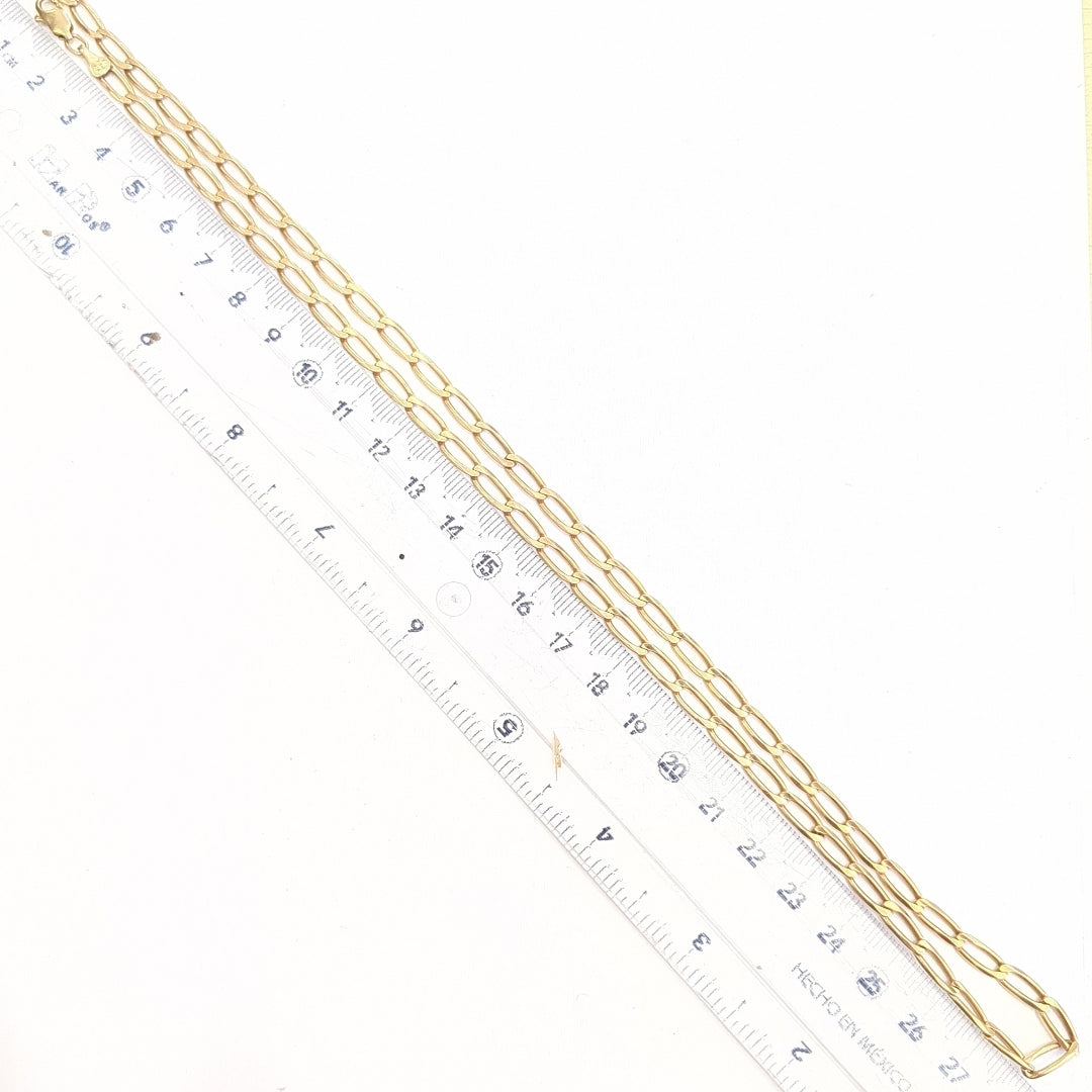 CADENA, PULSERA ORO 10 K 15.4 GRMS (SEMINUEVO)