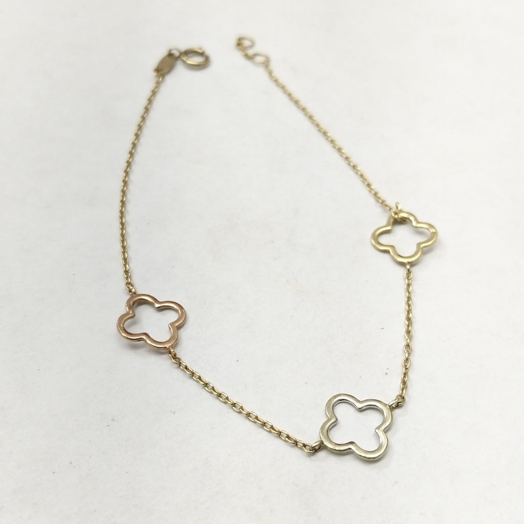 PULSERA ORO COMBINADO 10 K 1,00 GRMS (SEMINUEVO)