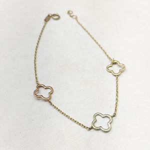PULSERA ORO COMBINADO 10 K 1,00 GRMS (SEMINUEVO)