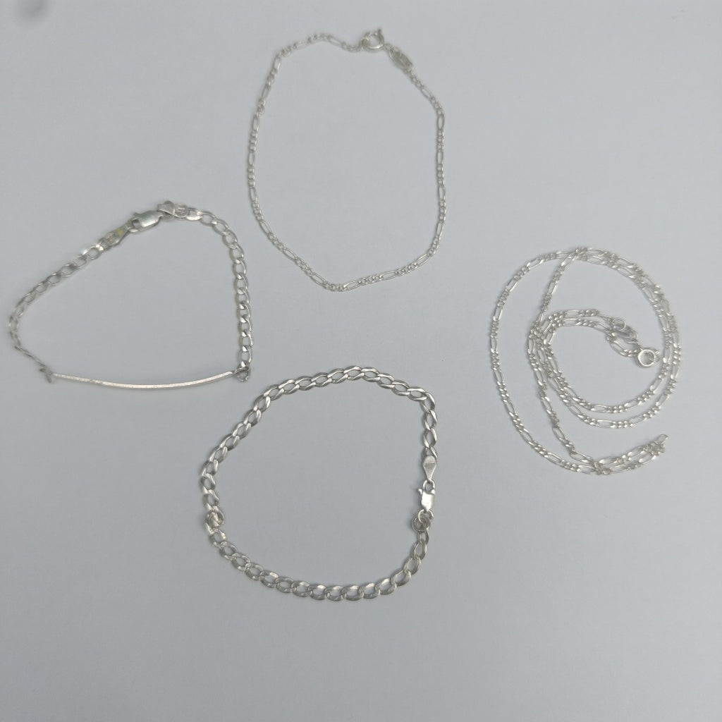 CADENA,PULSERA PLATA 11,60 GRMS (SEMINUEVO)
