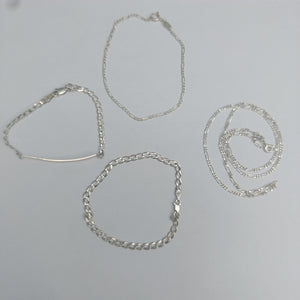 CADENA,PULSERA PLATA 11,60 GRMS (SEMINUEVO)