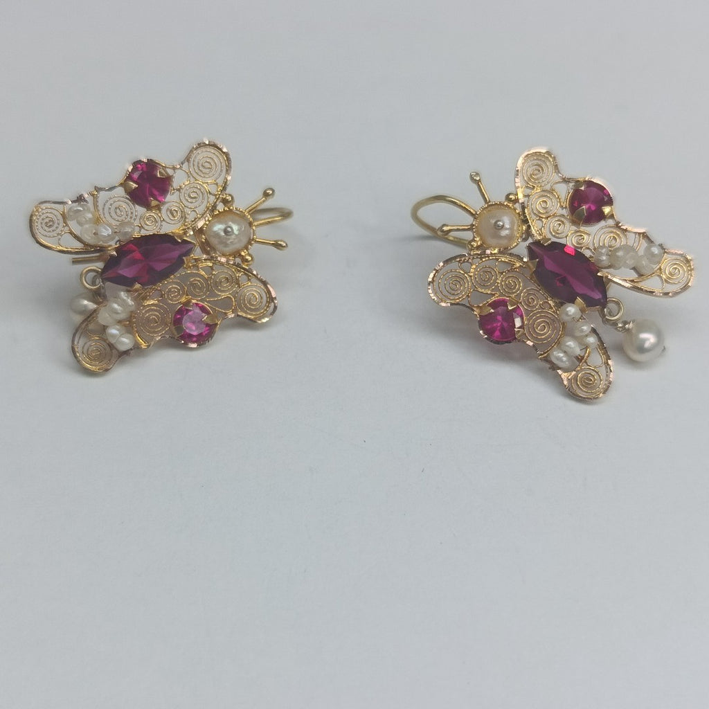 ARETES PAR ORO 10 K 4,70 GRMS (SEMINUEVO)