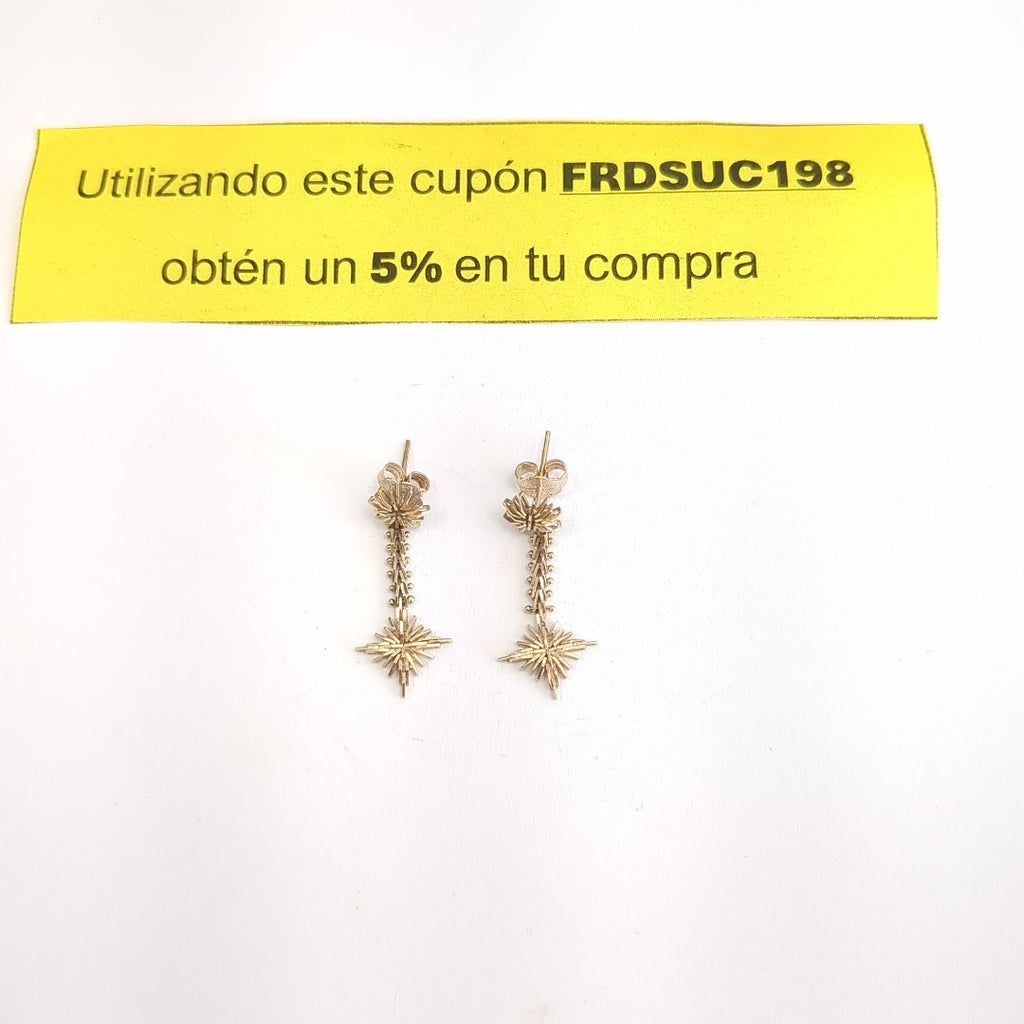 ARETES PAR ORO 10 K 2,50 GRMS (SEMINUEVO)