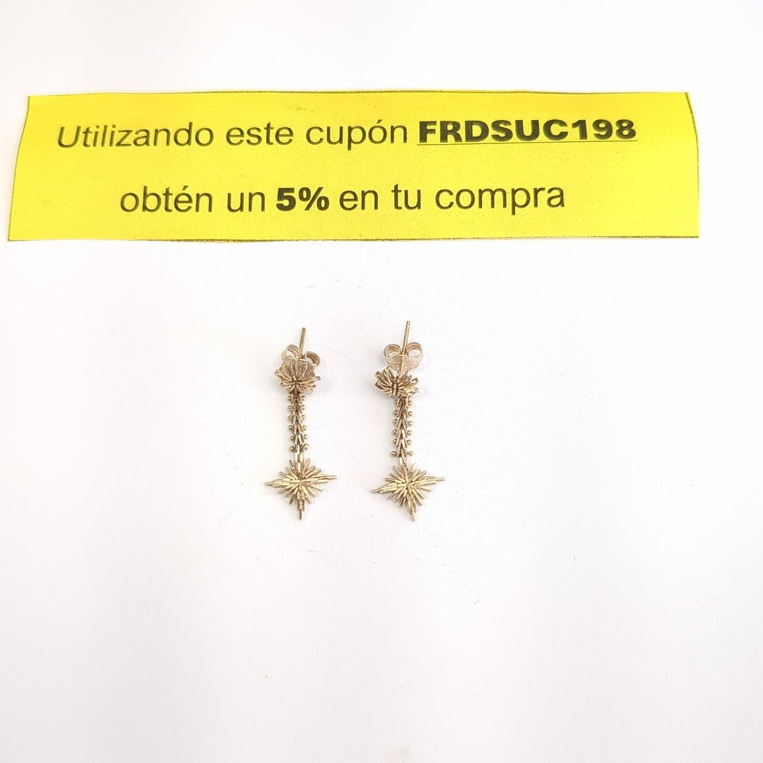 ARETES PAR ORO 10 K 2,50 GRMS (SEMINUEVO)