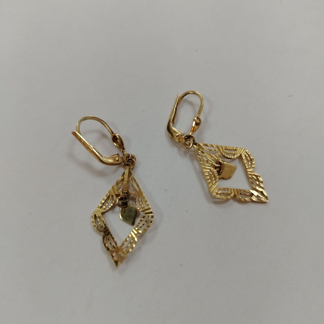 ARETES PAR ORO 18 K 3,00 GRMS (SEMINUEVO)